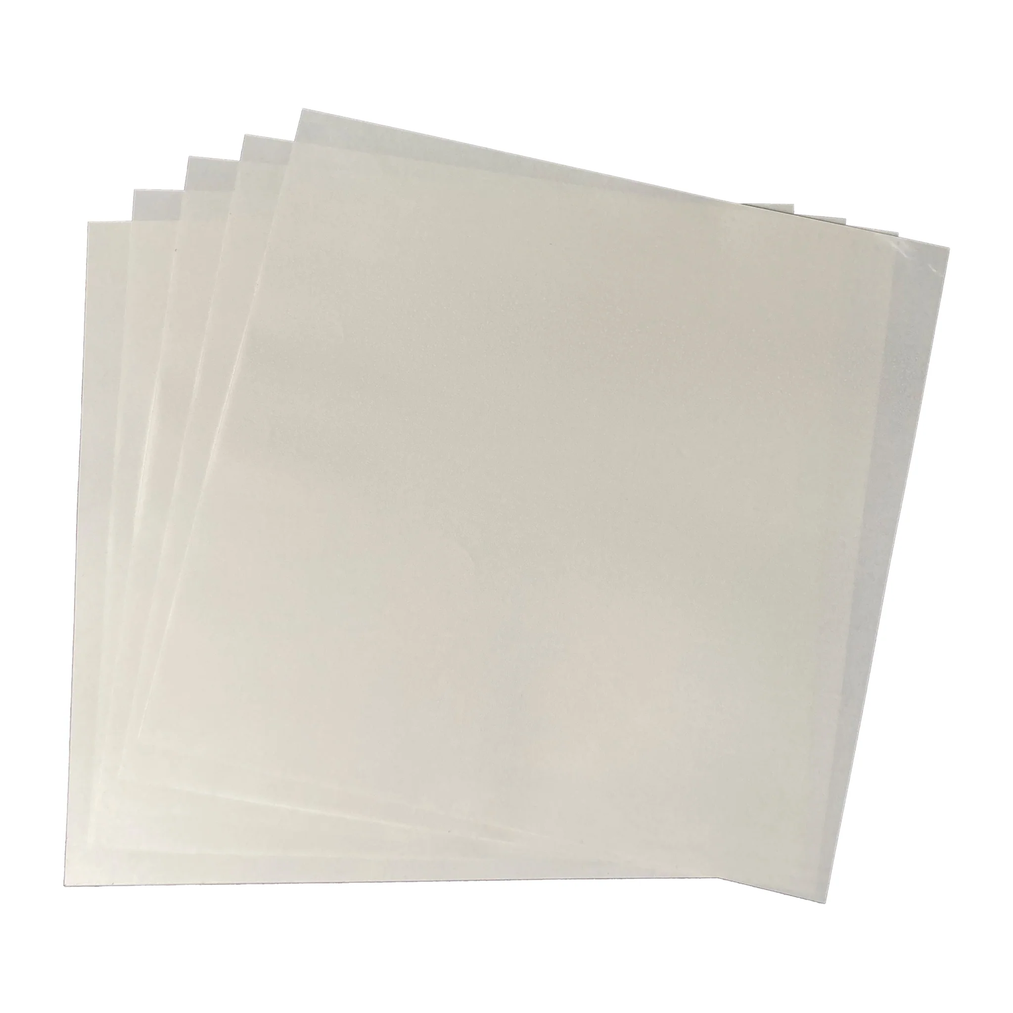 Clear self-adhesive sheets