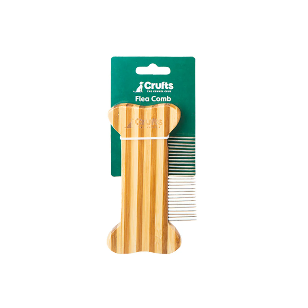 Crufts bone shaped bamboo flea comb - Image 3