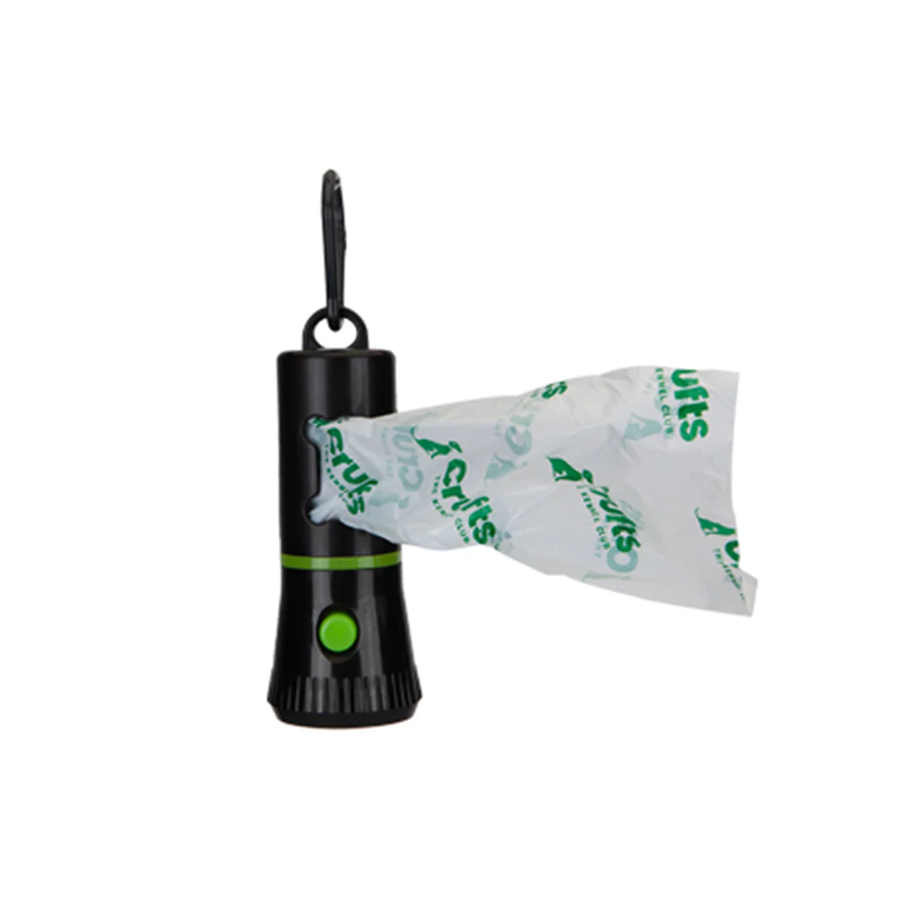 Crufts LED Torch with doggy bag holder & spares - Image 2