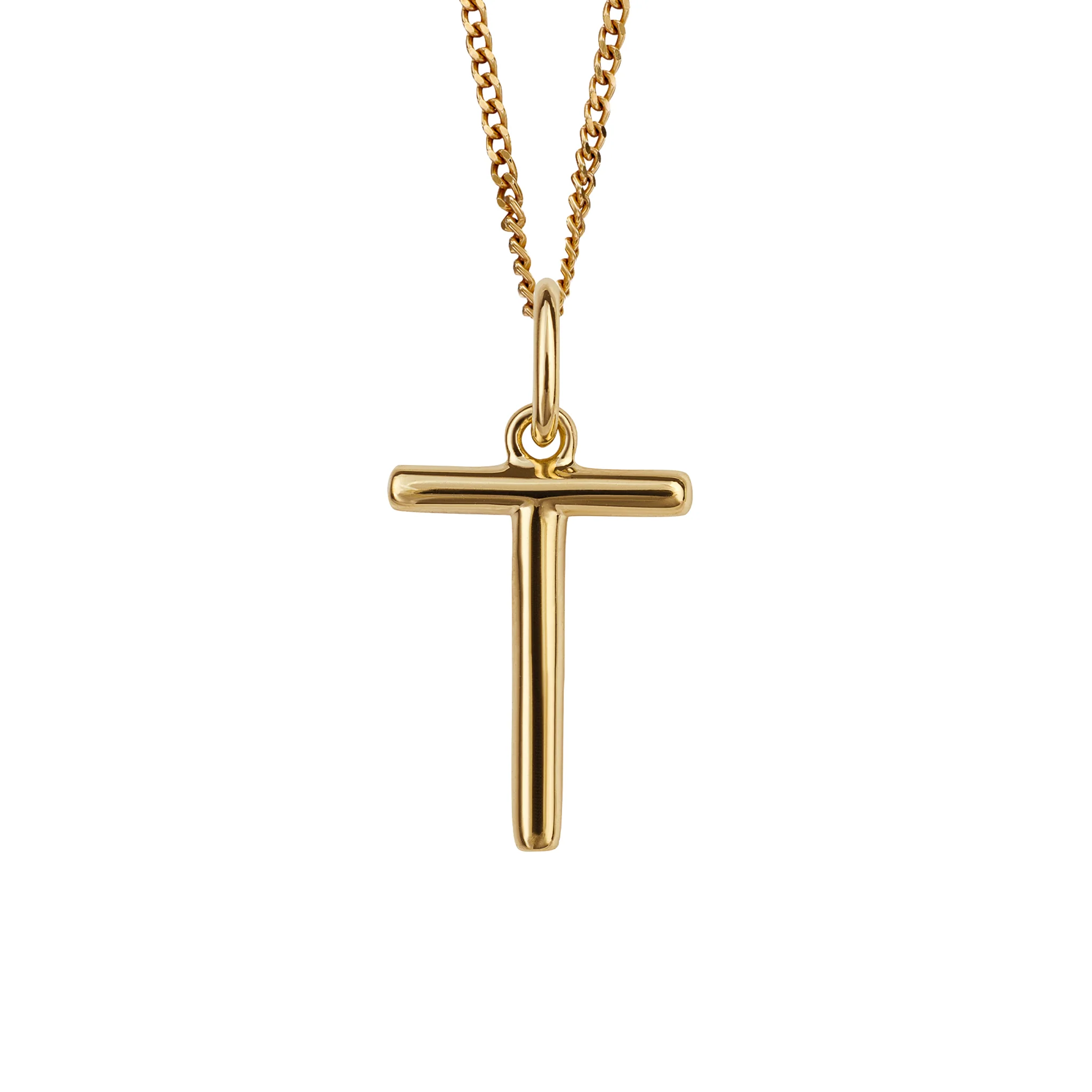 Gold initial Pendant and chain with gift box - Image 20