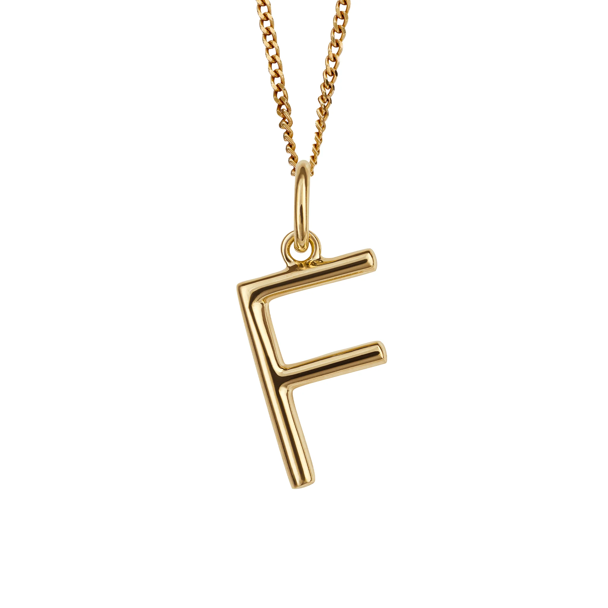 Gold initial Pendant and chain with gift box - Image 6