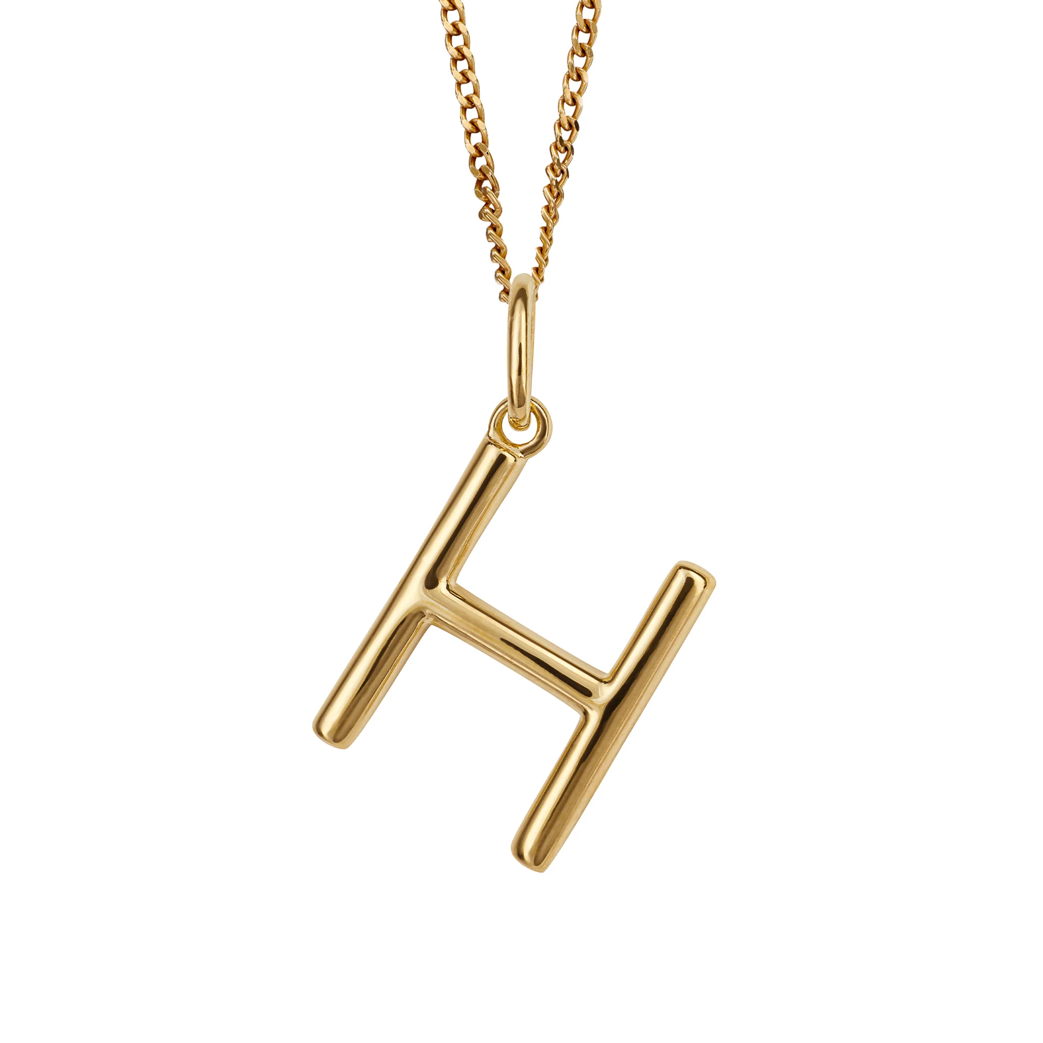 Gold initial Pendant and chain with gift box - Image 8