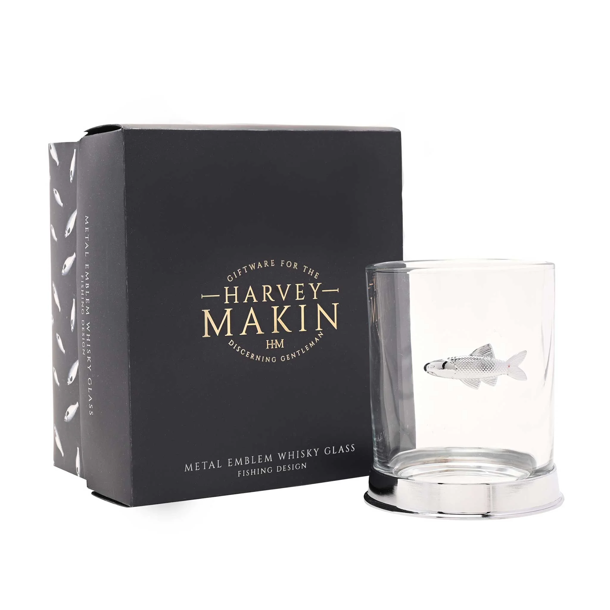 Harvey Makin Whisky Glass – Fishing