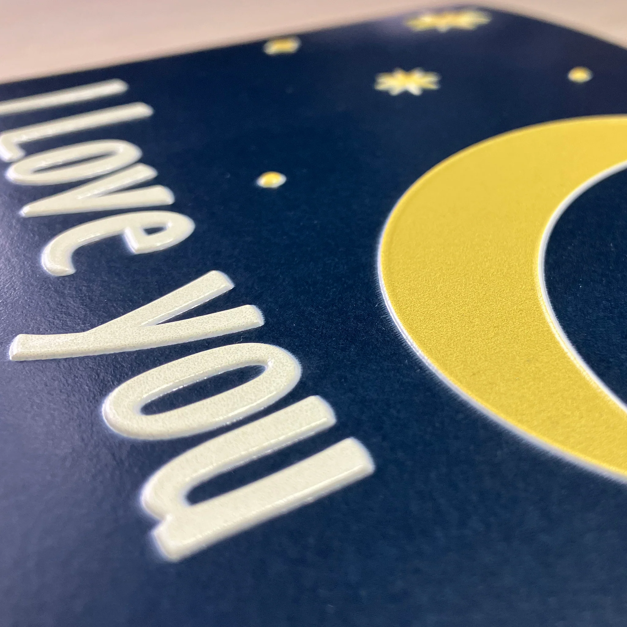 Inclusive I love you to the moon and back Valentine's day charity card - Image 2
