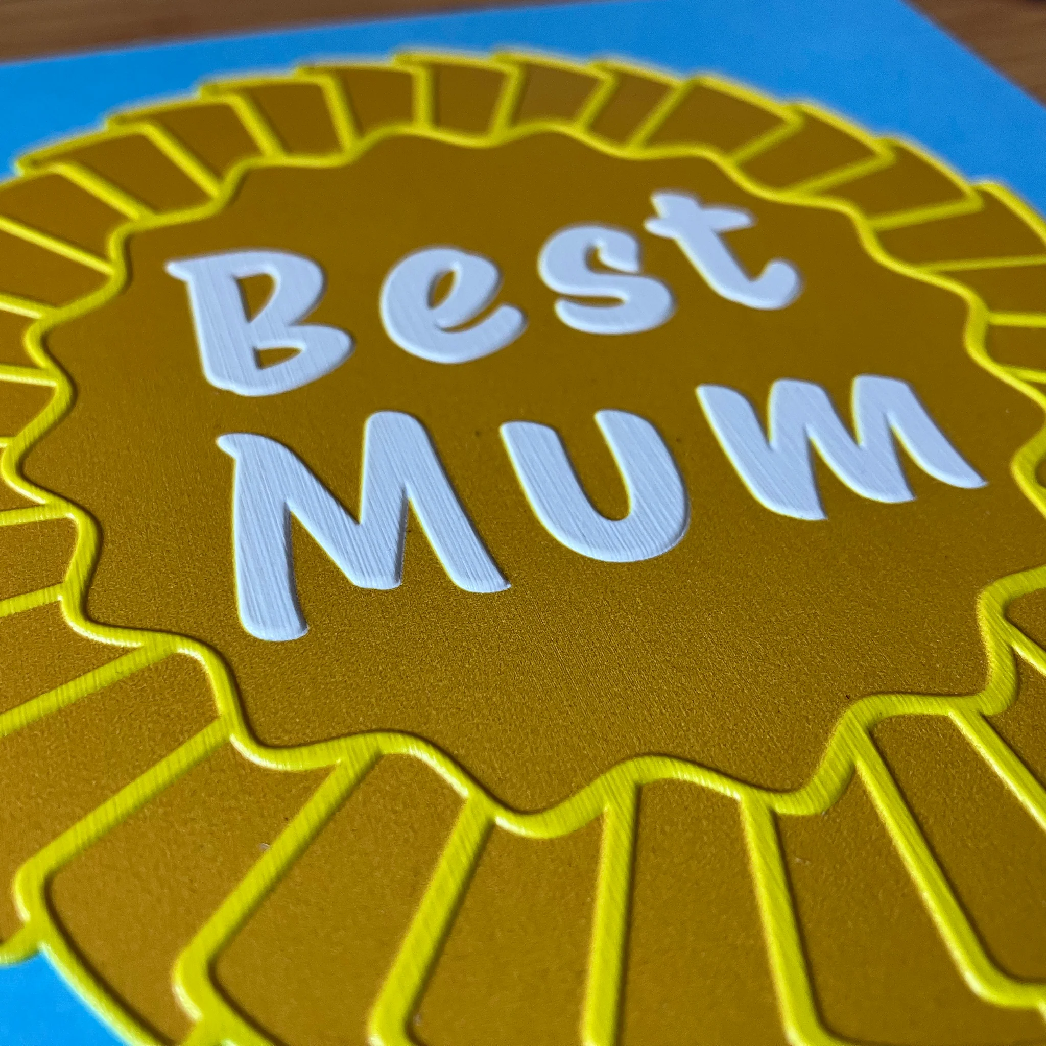 Inclusive rosette mother's day charity card - Image 2