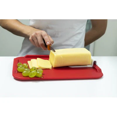 Large non-slip food preparation board, red - Image 4