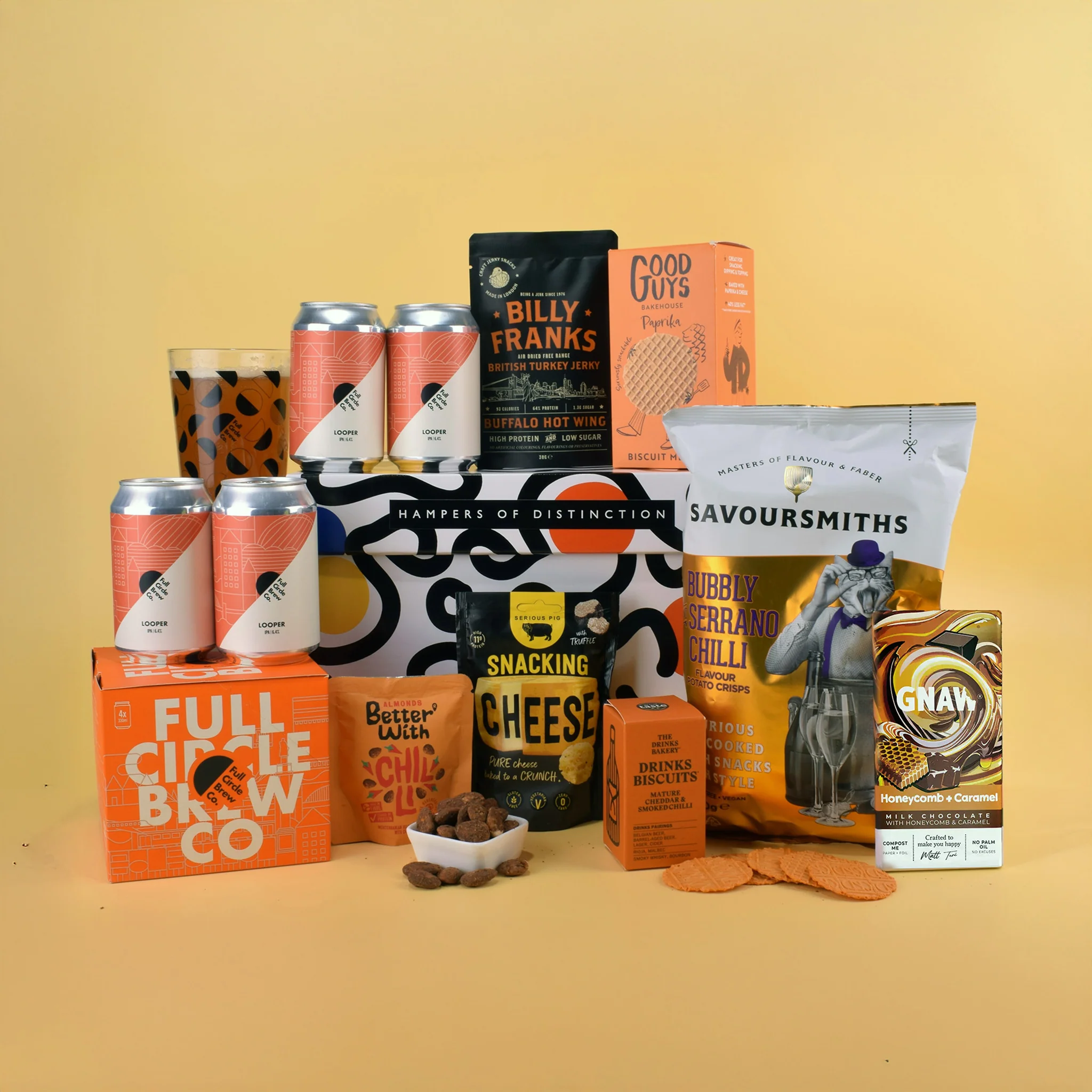 Looper beer and pub snacks gift box