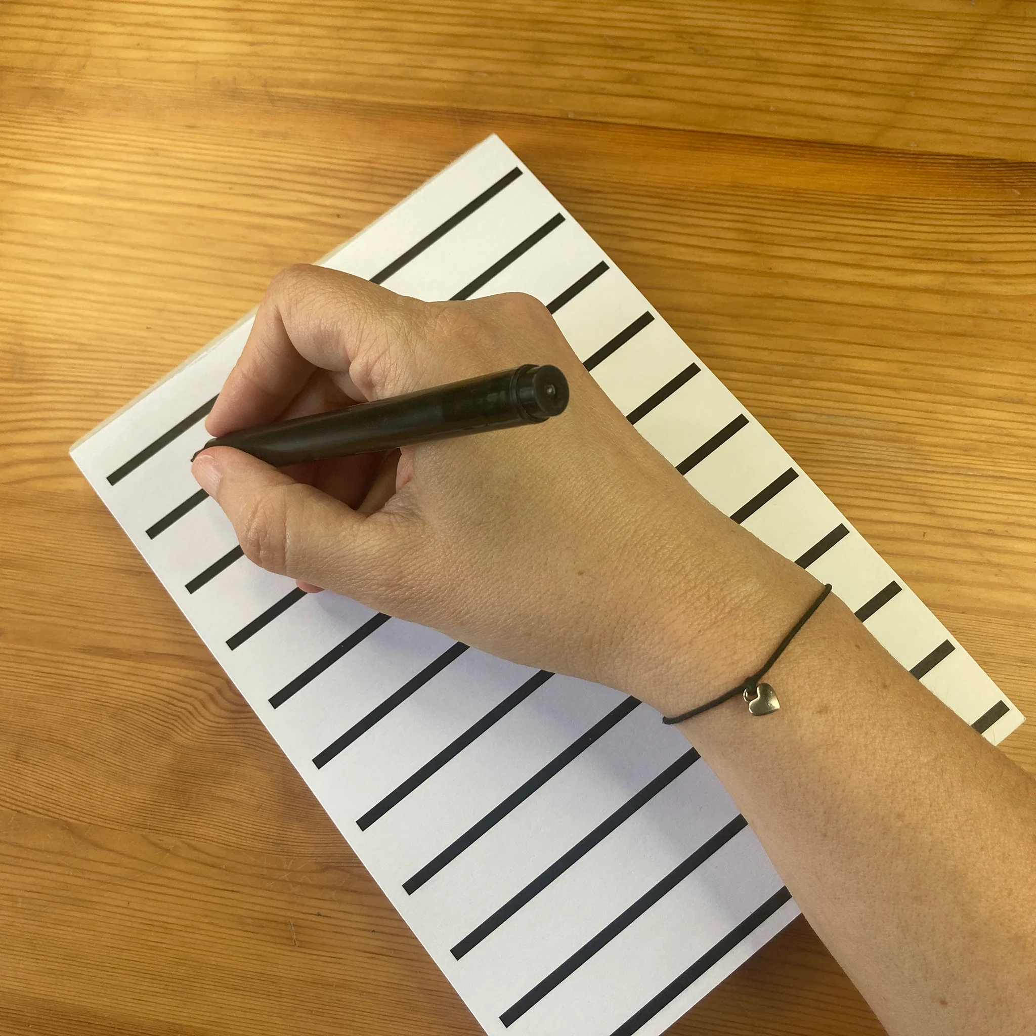 RNIB A5 white writing pad, lines 1.9cm apart - Image 2