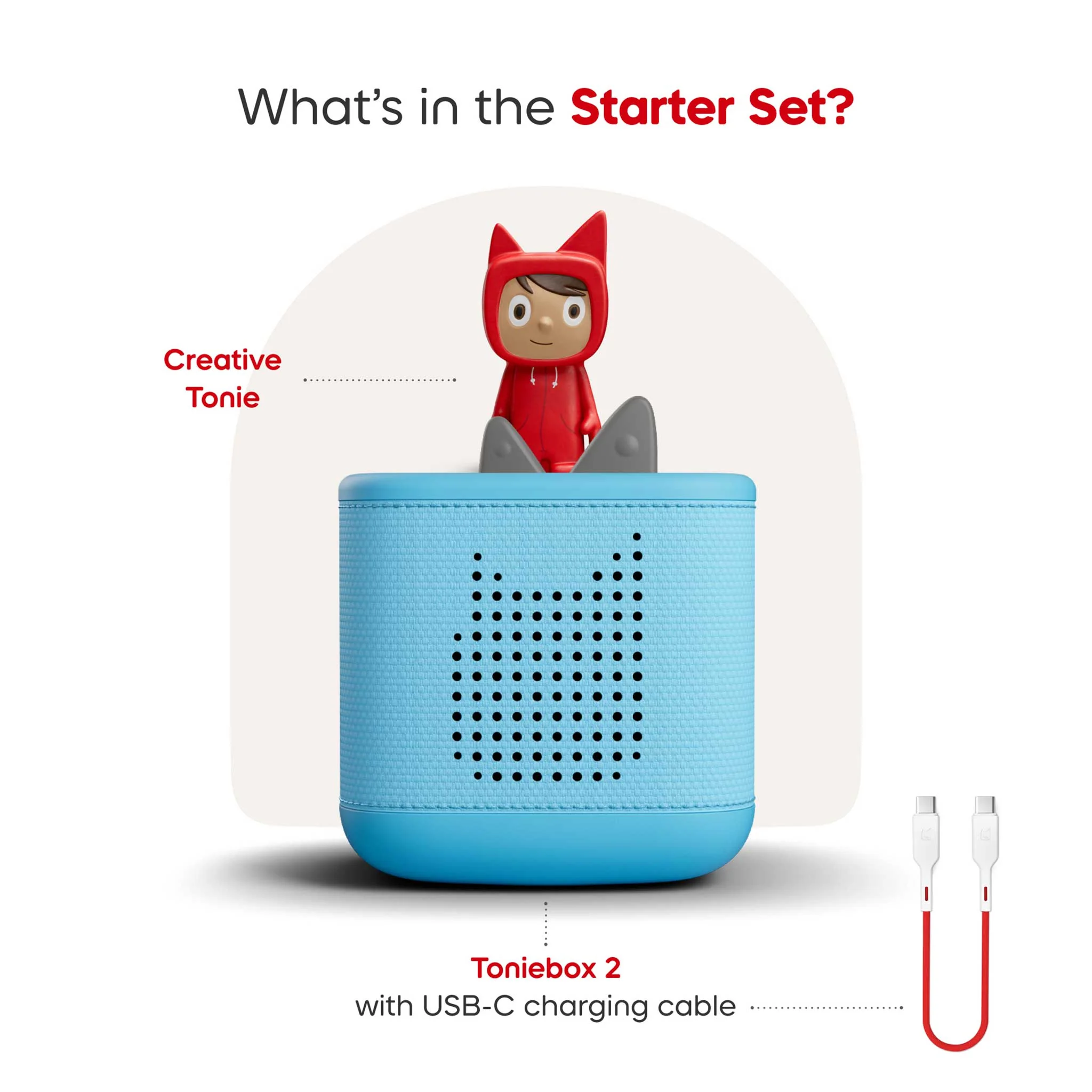 Toniebox 2 Sky Blue Starter Set With Creative Tonie Rubie - Image 3