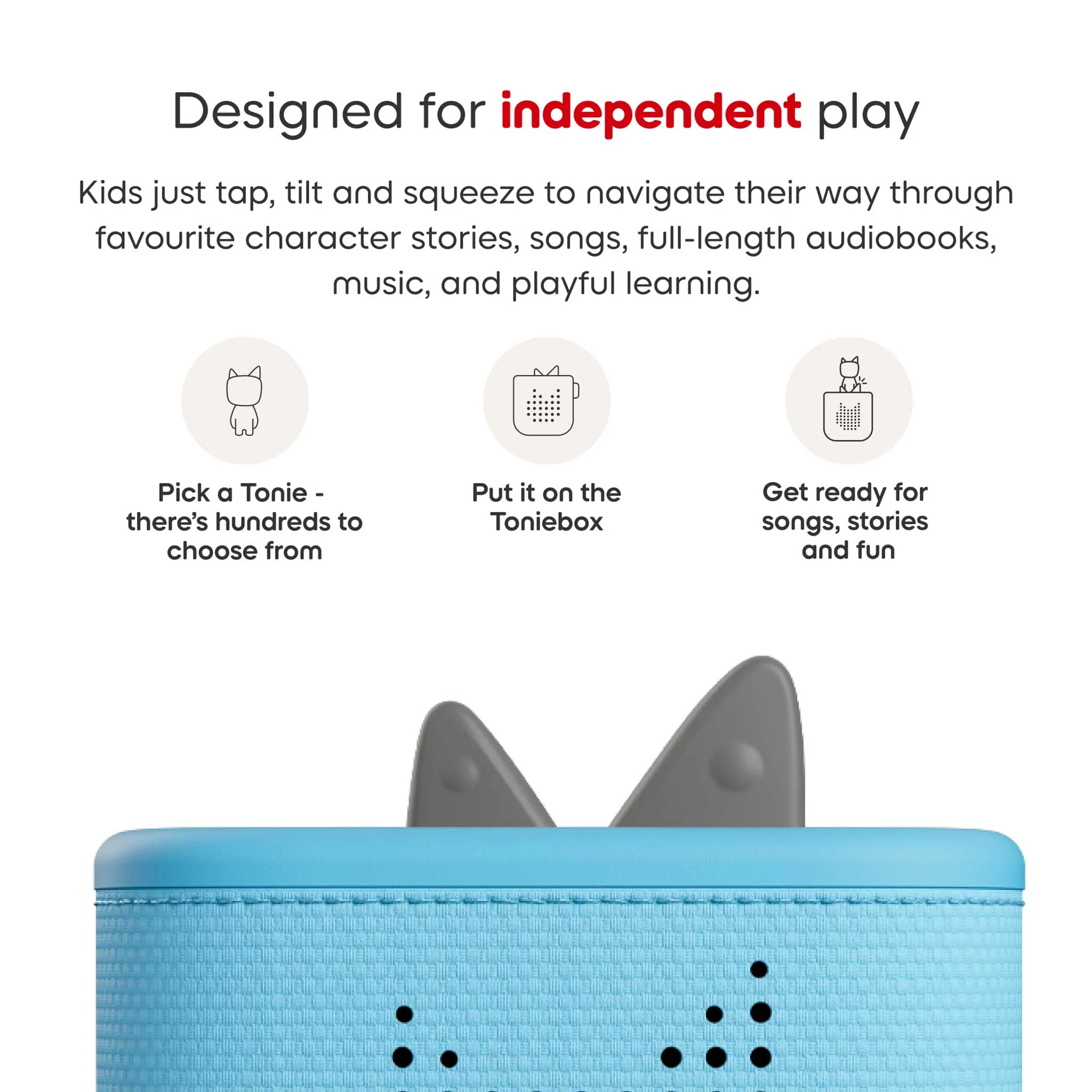 Toniebox 2 Sky Blue Starter Set With Creative Tonie Rubie - Image 5