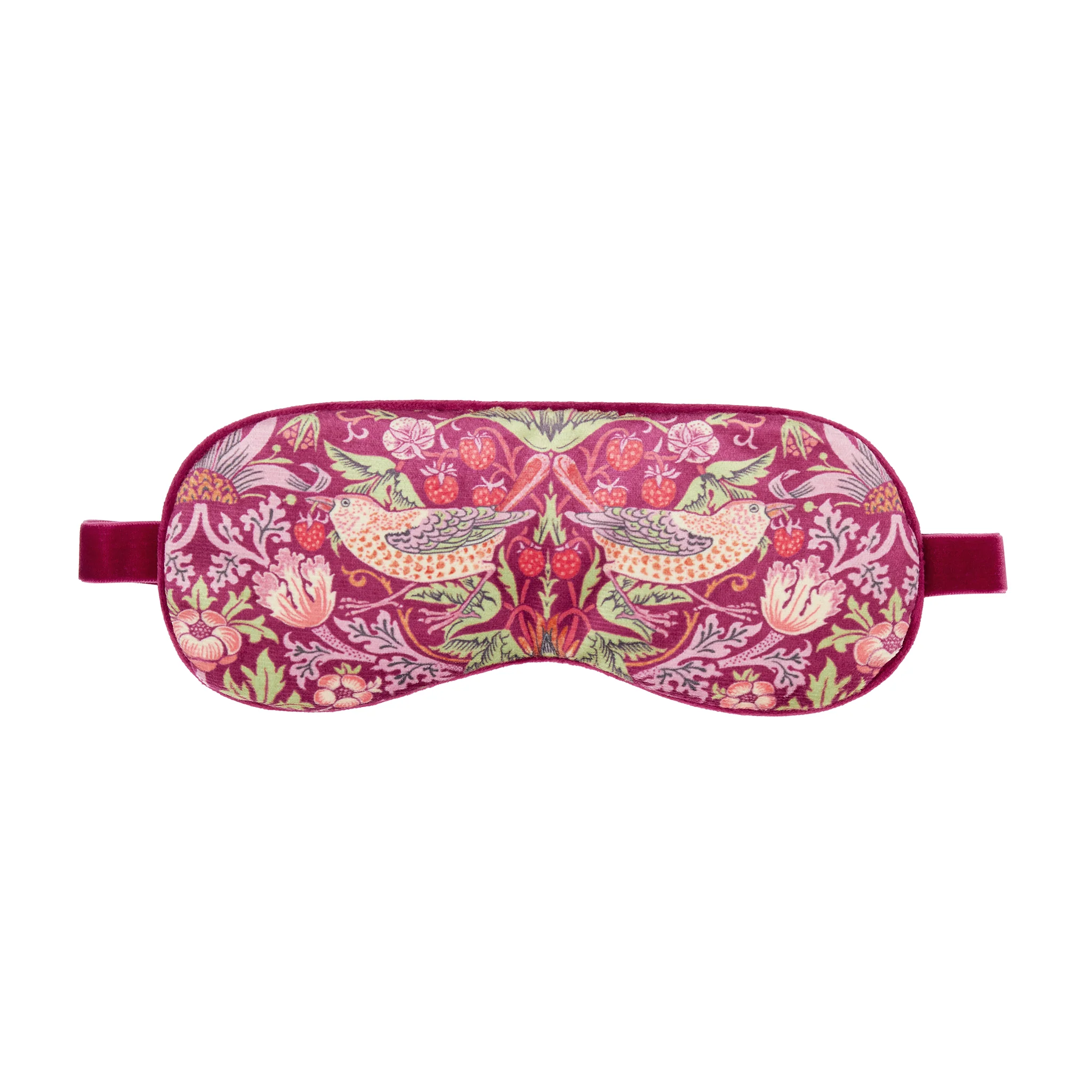 William Morris Strawberry Thief Lavender Sleep Mask - Image 2